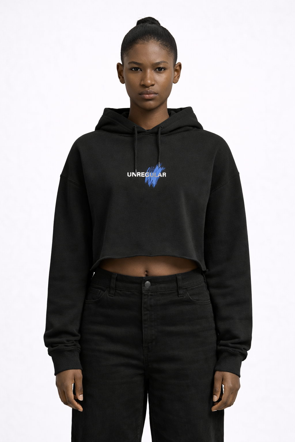 UNREGULAR CROPPED HOODIE